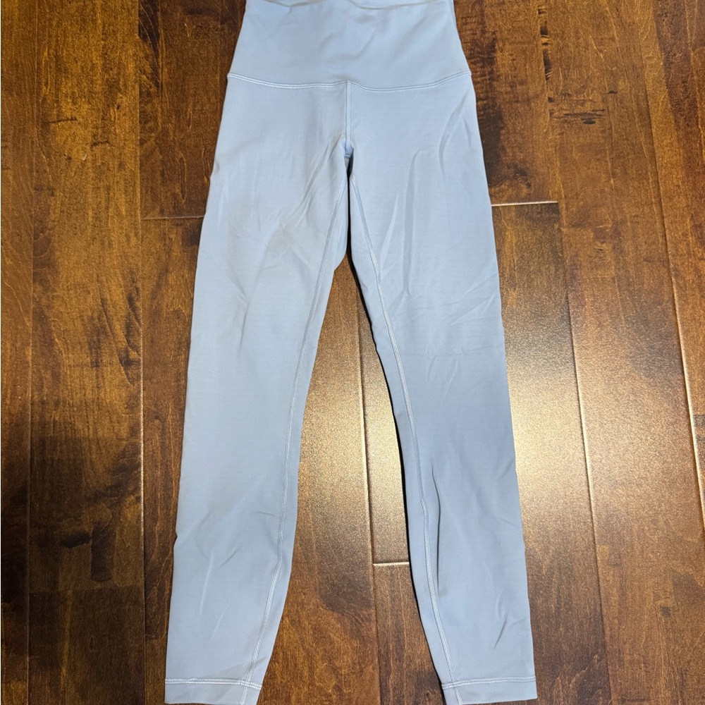 Light blue High Waisted Athletic Leggings
